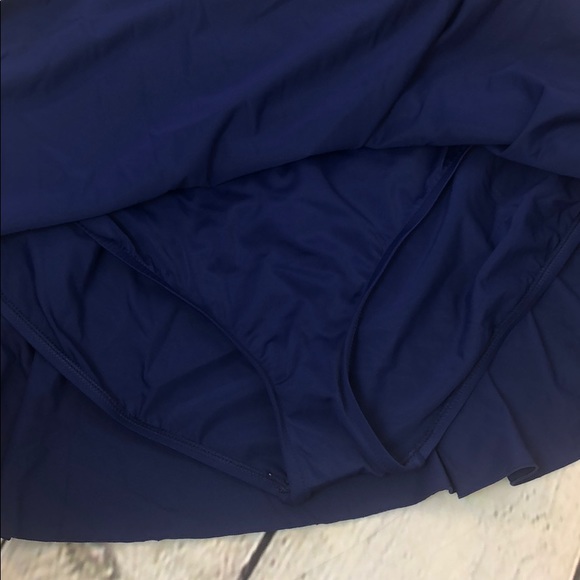 Azul one piece Swim Dress - Picture 8 of 12